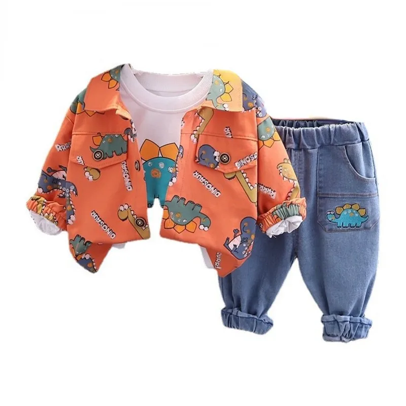 New Autumn Children Girls Clothes Baby Cartoon Jacket T-Shirt Pants 3Pcs/Set Toddler Casual Costume Boys Outfits Kids Tracksuits
New Autumn Children Girls Clothes Baby Cartoon Jacket T-Shirt Pants 3Pcs/Set Toddler Casual Costume Boys Outfits Kids Tracksuits