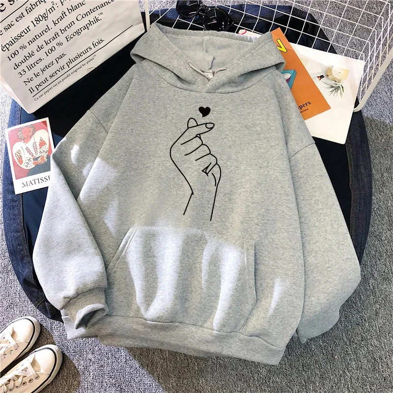 Womens Sweatshirts "Hand Heart" Printing Home Casual Hoodies Versatile Pullover Tops High Quality Woman Clothing Autumn Winter
Womens Sweatshirts "Hand Heart" Printing Home Casual Hoodies Versatile Pullover Tops High Quality Woman Clothing Autumn Winter