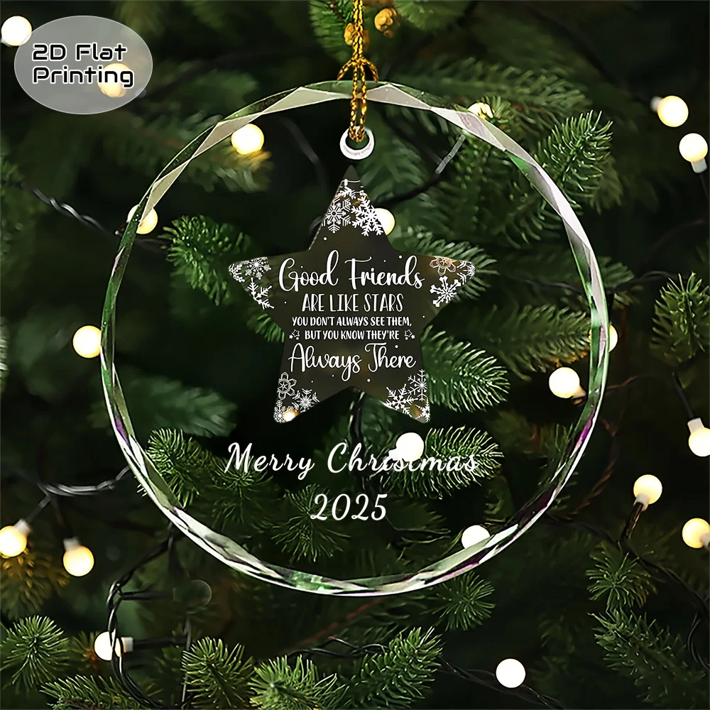 Ceramic Hanging Decoration -3-inch Circular Ornament, Single-sided Printed Holiday Decoration, Suitable for Christmas, New Year
Ceramic Hanging Decoration -3-inch Circular Ornament, Single-sided Printed Holiday Decoration, Suitable for Christmas, New Year