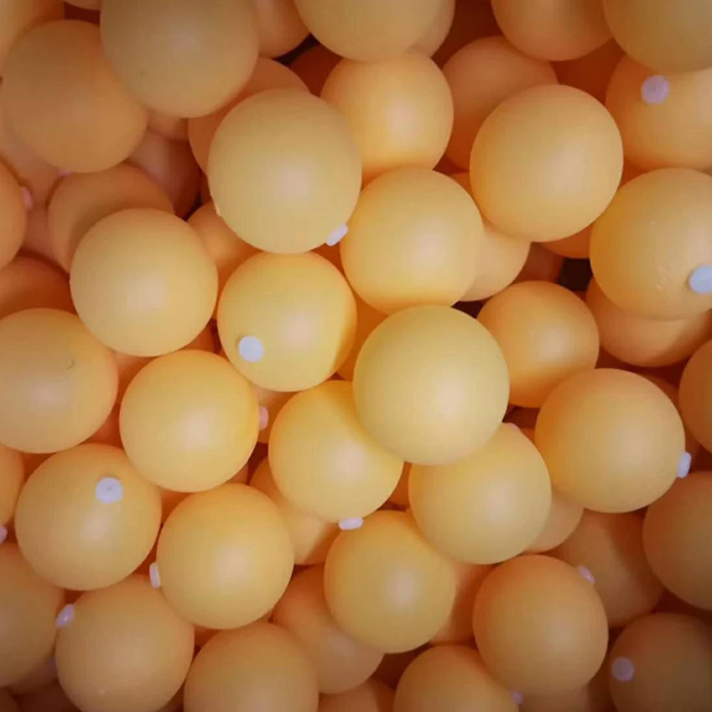 100pcs 27mm Yellow Hole Pong for Training Machine Practice Plastic Table Tennis Bulk Leisure Competition Perforated
100pcs 27mm Yellow Hole Pong for Training Machine Practice Plastic Table Tennis Bulk Leisure Competition Perforated