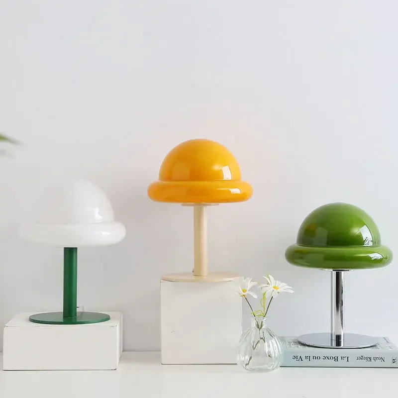 Cute Creative Mushroom Table Lamp Stained Glass Table Lamp Bedroom Bedside Ornaments Atmosphere Decorative Light
Cute Creative Mushroom Table Lamp Stained Glass Table Lamp Bedroom Bedside Ornaments Atmosphere Decorative Light