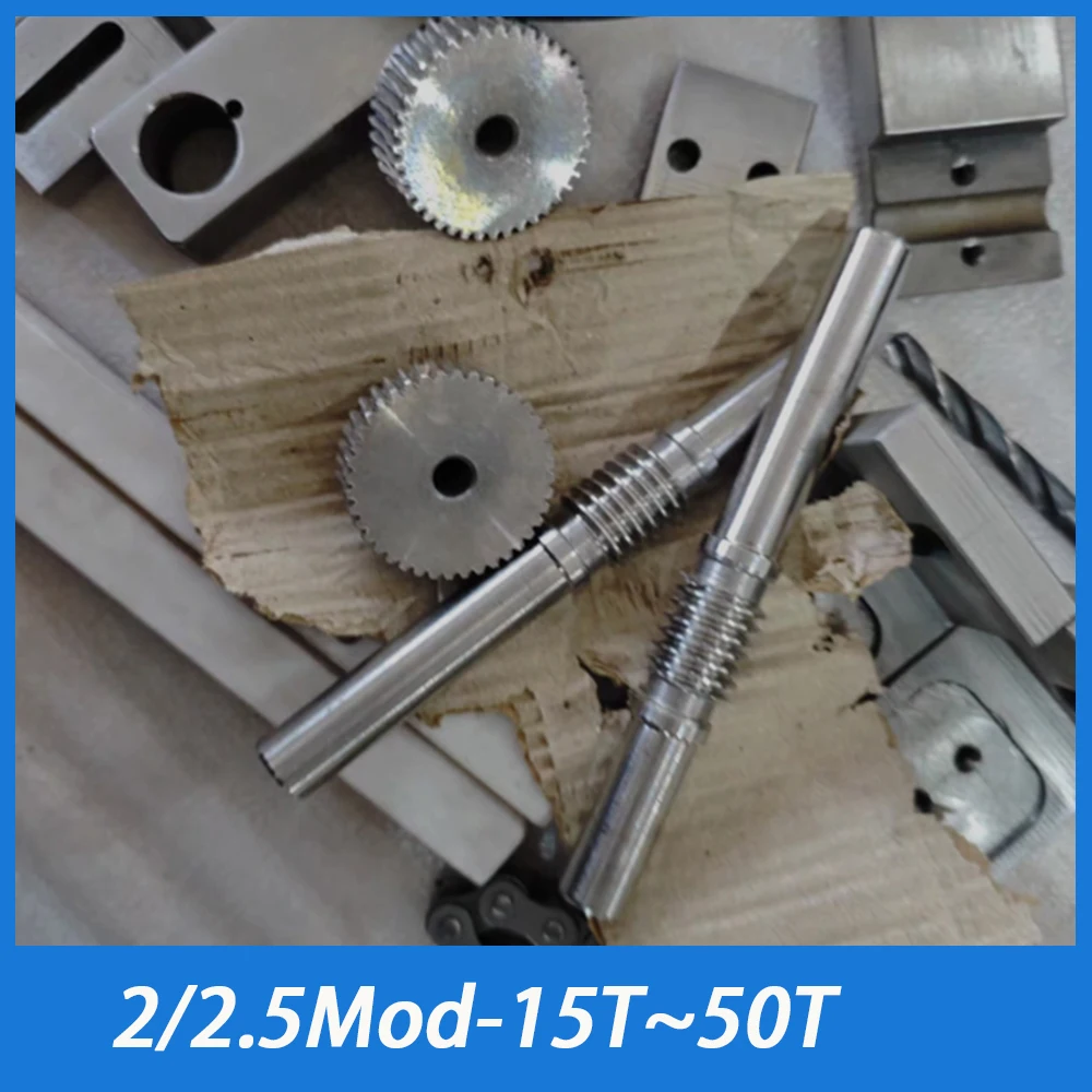 1Set 2.0/2.5Mod 1:15/20/25/30/35/40/45/50 Teeth Worm Gear With Rod Reduction Ratio Worm Gear Reducer Transmission Parts
1Set 2.0/2.5Mod 1:15/20/25/30/35/40/45/50 Teeth Worm Gear With Rod Reduction Ratio Worm Gear Reducer Transmission Parts