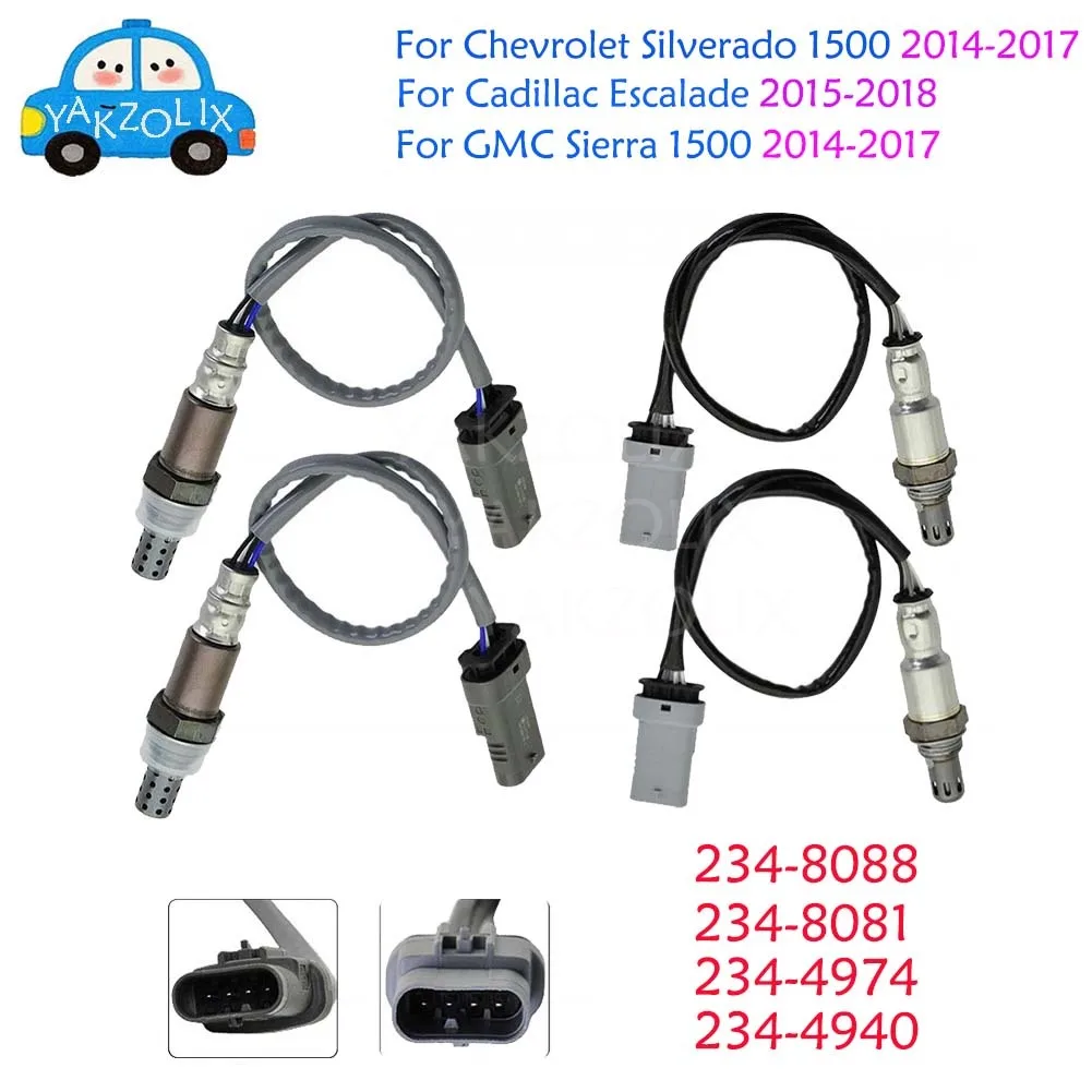 Комплект из 4 датчиков кислорода (лямбда-зондов) для Cadillac Escalade, Chevrolet Silverado 1500, Suburban, Tahoe, GMC Sierra 1500, Yukon (передний и задний)
Комплект из 4 датчиков кислорода (лямбда-зондов) для Cadillac Escalade, Chevrolet Silverado 1500, Suburban, Tahoe, GMC Sierra 1500, Yukon (передний и задний)