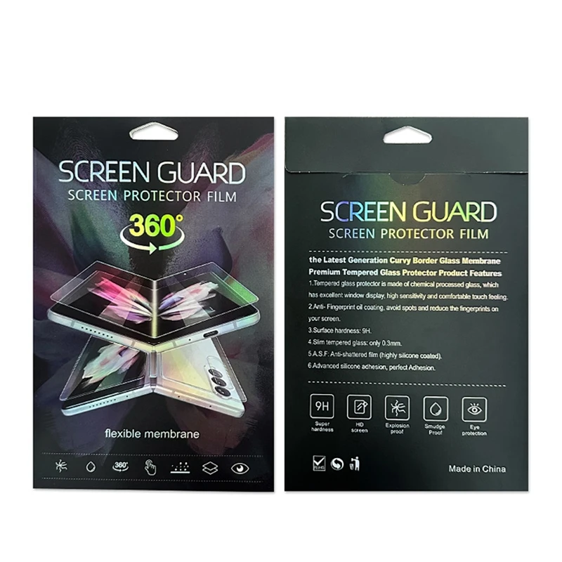 Folding Screen Phone Hydrogel Film Packaging Box, Guard Film, Envelope Packaging Paper Bag for Samsung FOLD3, Huawei, 360 Degree
Folding Screen Phone Hydrogel Film Packaging Box, Guard Film, Envelope Packaging Paper Bag for Samsung FOLD3, Huawei, 360 Degree