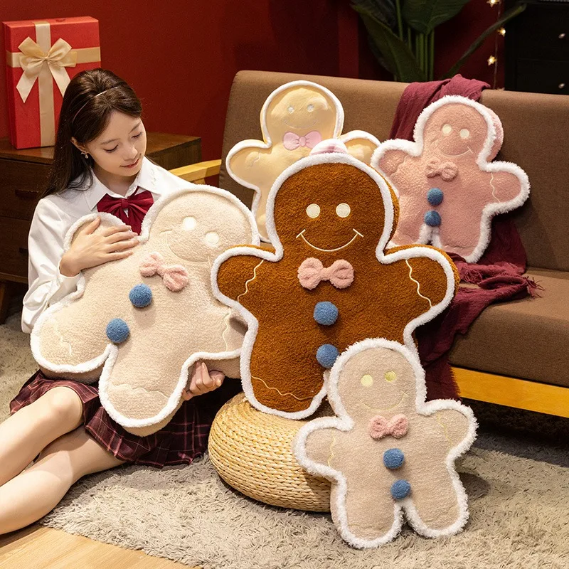 Merry Christmas Gingerbread Man Plush Toys Cozy Stuffed Cartoon Throw Pillow Sofa Chair Cushion Lovely Festival Home Decor
Merry Christmas Gingerbread Man Plush Toys Cozy Stuffed Cartoon Throw Pillow Sofa Chair Cushion Lovely Festival Home Decor
