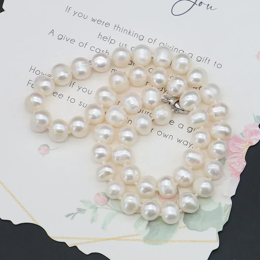 Exquisite Natural Freshwater Baroque Textured Round Pearl Straight-hole Beaded Necklace Jewelry Accessories Gifts Souvenir
Exquisite Natural Freshwater Baroque Textured Round Pearl Straight-hole Beaded Necklace Jewelry Accessories Gifts Souvenir