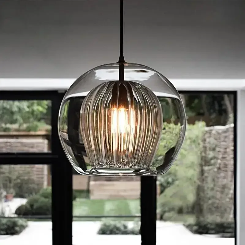 Nordic LED Glass Restaurant Pendant Lights Bedroom Bedside Hanging Lamp Staircase Lighting Fixture Coffee Shop Decor Chandeliers
Nordic LED Glass Restaurant Pendant Lights Bedroom Bedside Hanging Lamp Staircase Lighting Fixture Coffee Shop Decor Chandeliers