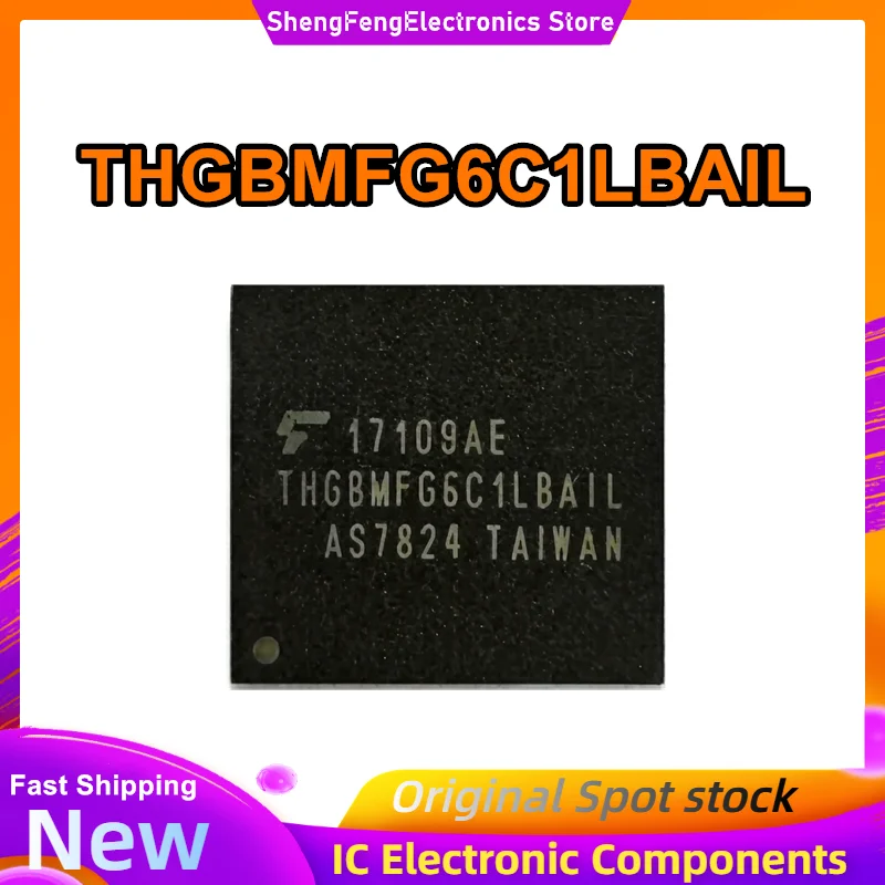 THGBMFG6C1LBAIL 8GB 5.0 version EMMC flash IC font library 0-10 New Original in stock
THGBMFG6C1LBAIL 8GB 5.0 version EMMC flash IC font library 0-10 New Original in stock