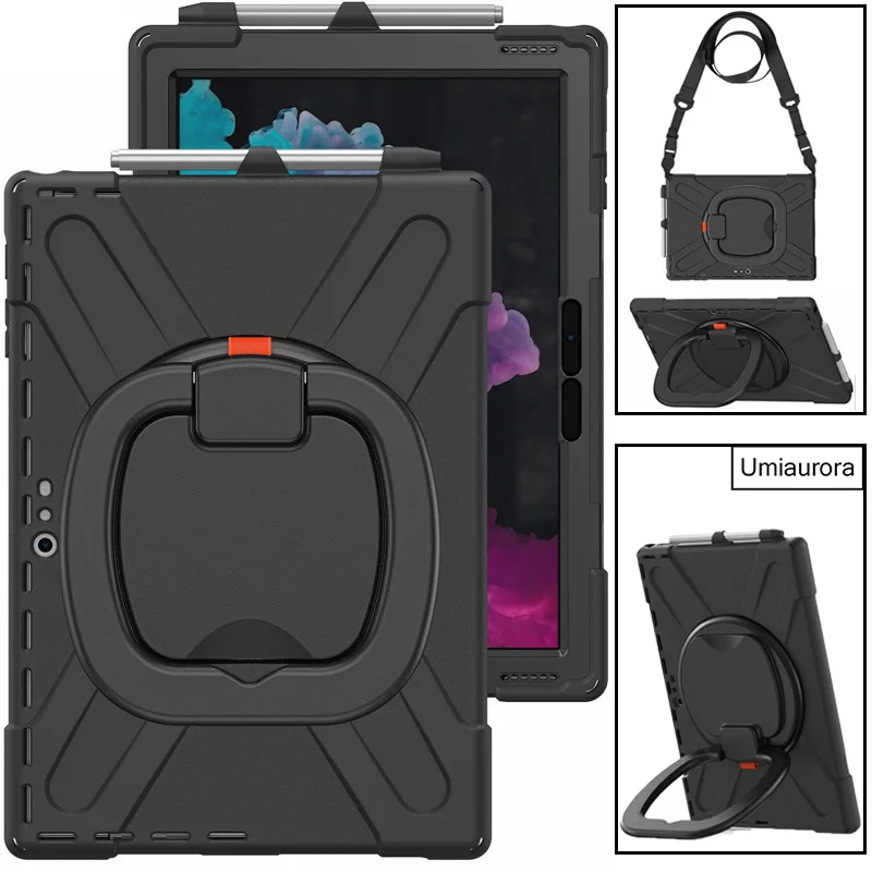 For Microsoft Surface Go 1 2 3 10.5" Pro 4 5 6 7 7+ 12.3 Pro 13 inch Heavy Duty Rugged Tablet Case Pull Ring Stand Strap Funda
For Microsoft Surface Go 1 2 3 10.5" Pro 4 5 6 7 7+ 12.3 Pro 13 inch Heavy Duty Rugged Tablet Case Pull Ring Stand Strap Funda