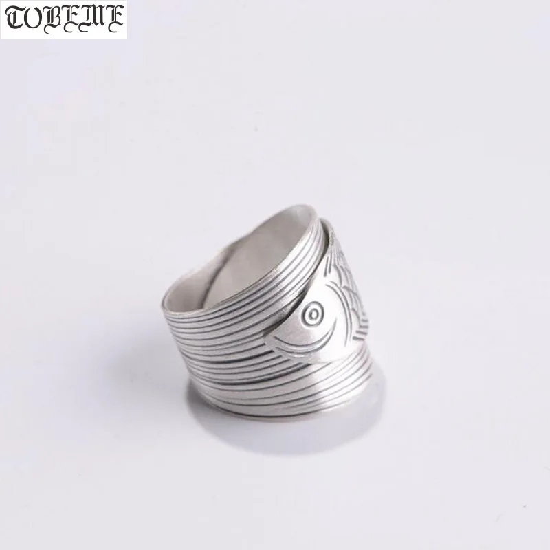 Handmade 100% 990 Silver Fish Ring Vintage Pure Silver Good Luck Ring Lucky Symbol Ring Resizable
Handmade 100% 990 Silver Fish Ring Vintage Pure Silver Good Luck Ring Lucky Symbol Ring Resizable