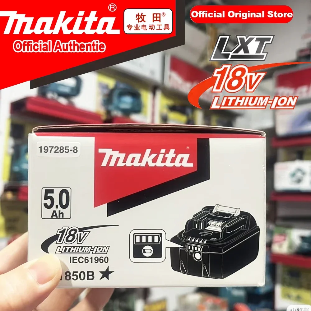 100% Genuine 18V Makita 6Ah/5Ah/3Ah for Makita Battery BL1840 BL1830B BL1850B BL1850 BL1860 BL1815 Replacement Lithium Battery
100% Genuine 18V Makita 6Ah/5Ah/3Ah for Makita Battery BL1840 BL1830B BL1850B BL1850 BL1860 BL1815 Replacement Lithium Battery