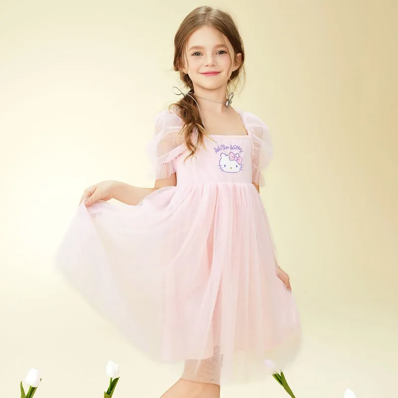 Hello Kitty Cinnamoroll Anime Kawaii Sanrio Girls Princess Dress 2025 New Summer Cute Thin Baby Short Sleeved Skirt Gifts
Hello Kitty Cinnamoroll Anime Kawaii Sanrio Girls Princess Dress 2025 New Summer Cute Thin Baby Short Sleeved Skirt Gifts