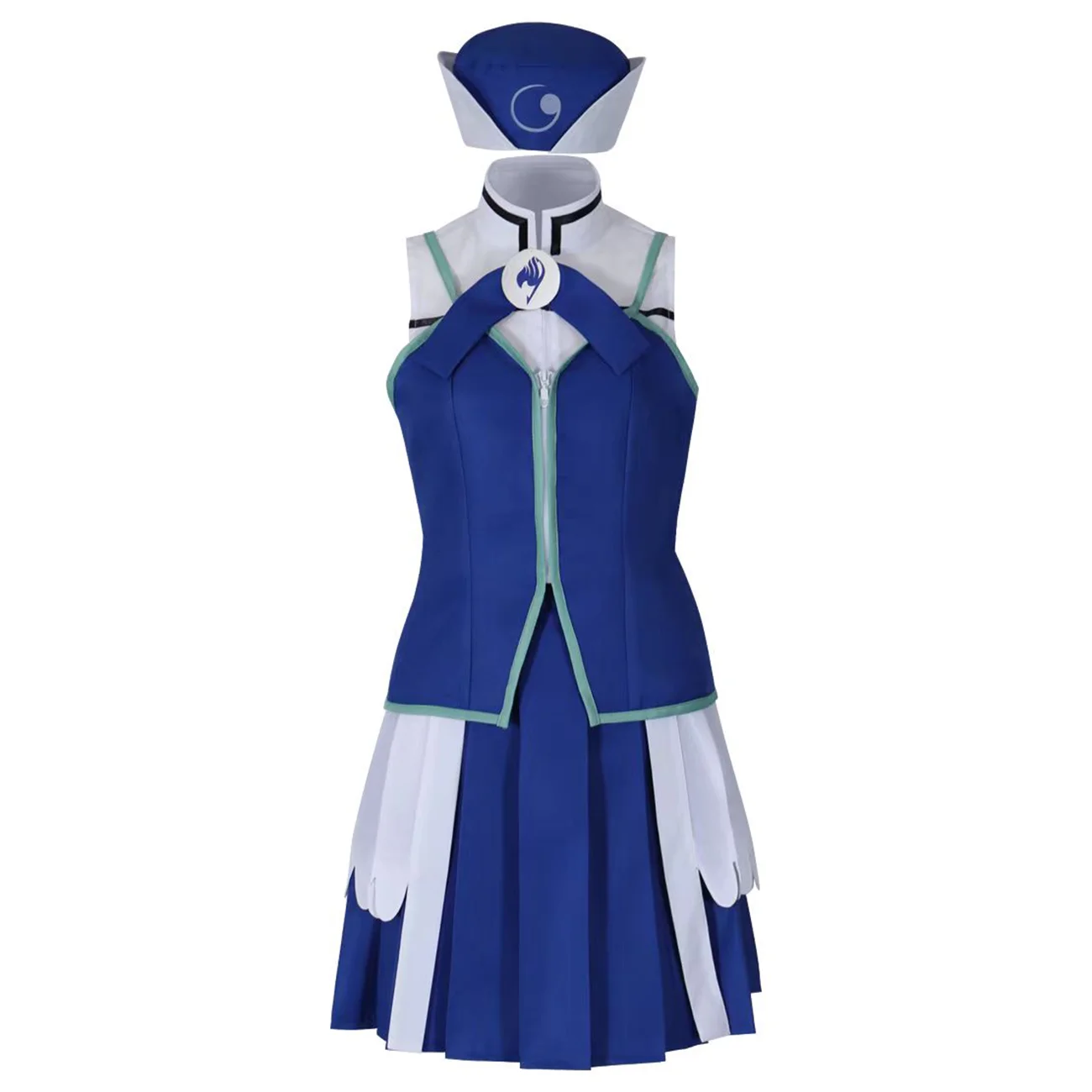 Juvia Lockser Cosplay Costume Water Mage Blue Gothic Dress Anime Rain Woman Outfit for Halloween
Juvia Lockser Cosplay Costume Water Mage Blue Gothic Dress Anime Rain Woman Outfit for Halloween