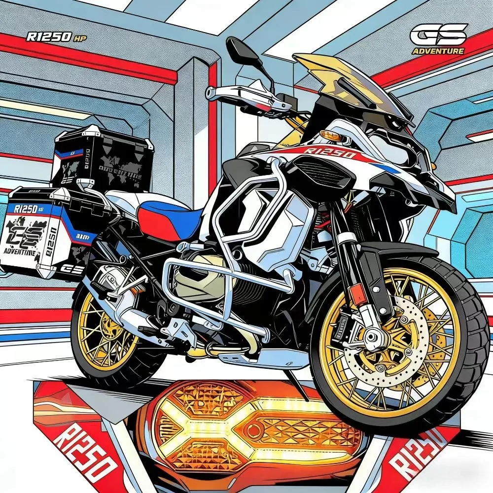 Diecast Spray 1:6 BMW R1250GS Motorcycle Alloy Model Collection Miniature Voiture Ornament Boyfriend Gift Home Decor Toy Vehicl
Diecast Spray 1:6 BMW R1250GS Motorcycle Alloy Model Collection Miniature Voiture Ornament Boyfriend Gift Home Decor Toy Vehicl