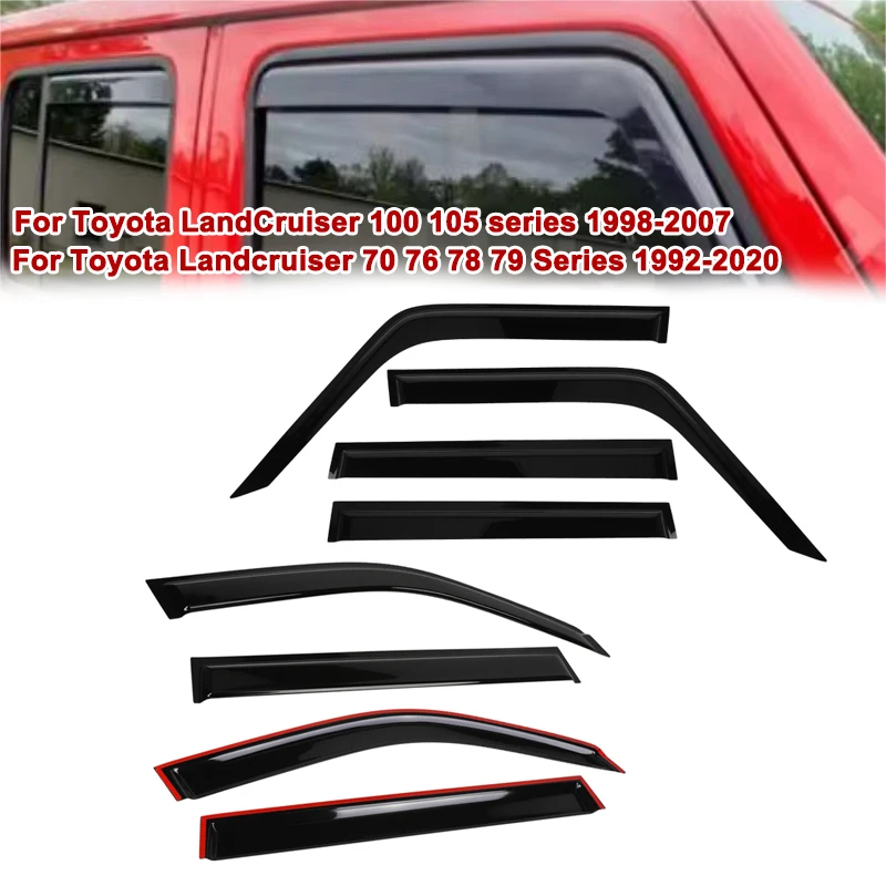 4Pcs Car Side Window Deflector For Toyota Landcruiser 70 76 78 79 Series 1992-2020/100 105 Series 1998-2007 Sun Rain Visor Guard
4Pcs Car Side Window Deflector For Toyota Landcruiser 70 76 78 79 Series 1992-2020/100 105 Series 1998-2007 Sun Rain Visor Guard