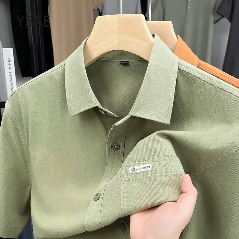 Billy Generous Business Casual Pockets Short Sleeve Shirt Summer 2025 Button Up Designer Luxury Clothing Men's Cotton T-shirt
Billy Generous Business Casual Pockets Short Sleeve Shirt Summer 2025 Button Up Designer Luxury Clothing Men's Cotton T-shirt