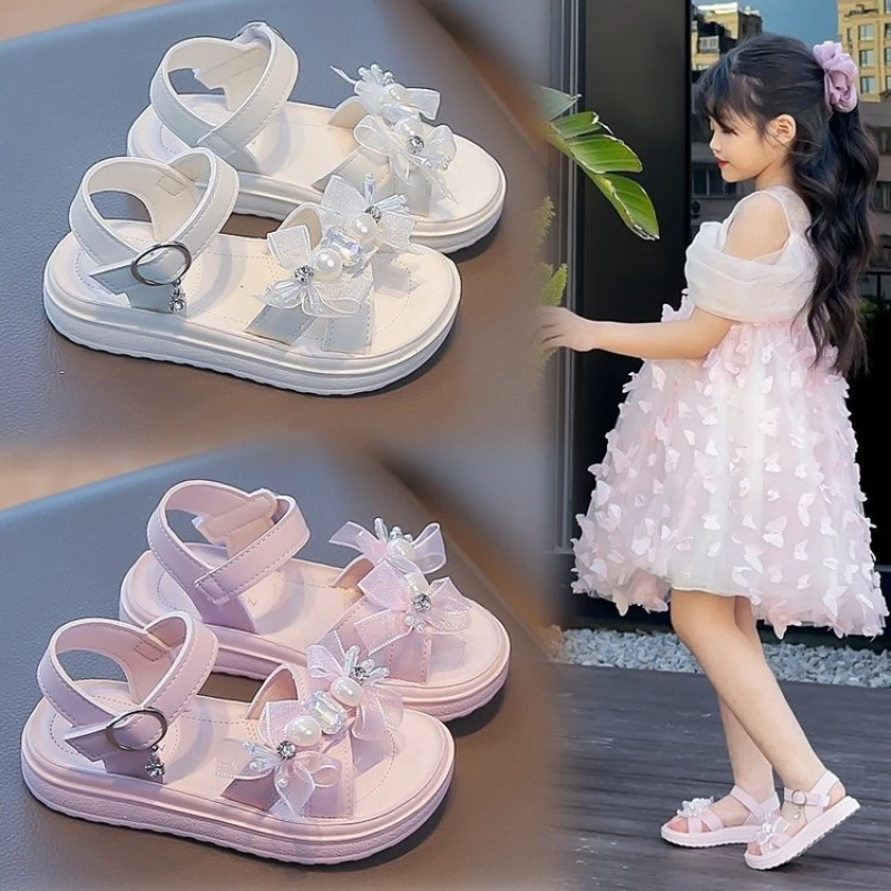 Children Lolita Girls Sandals Summer New Lace Bow Causal Shoes for Princess School Wedding Party Non-slip Kids Open-toe Sandals
Children Lolita Girls Sandals Summer New Lace Bow Causal Shoes for Princess School Wedding Party Non-slip Kids Open-toe Sandals