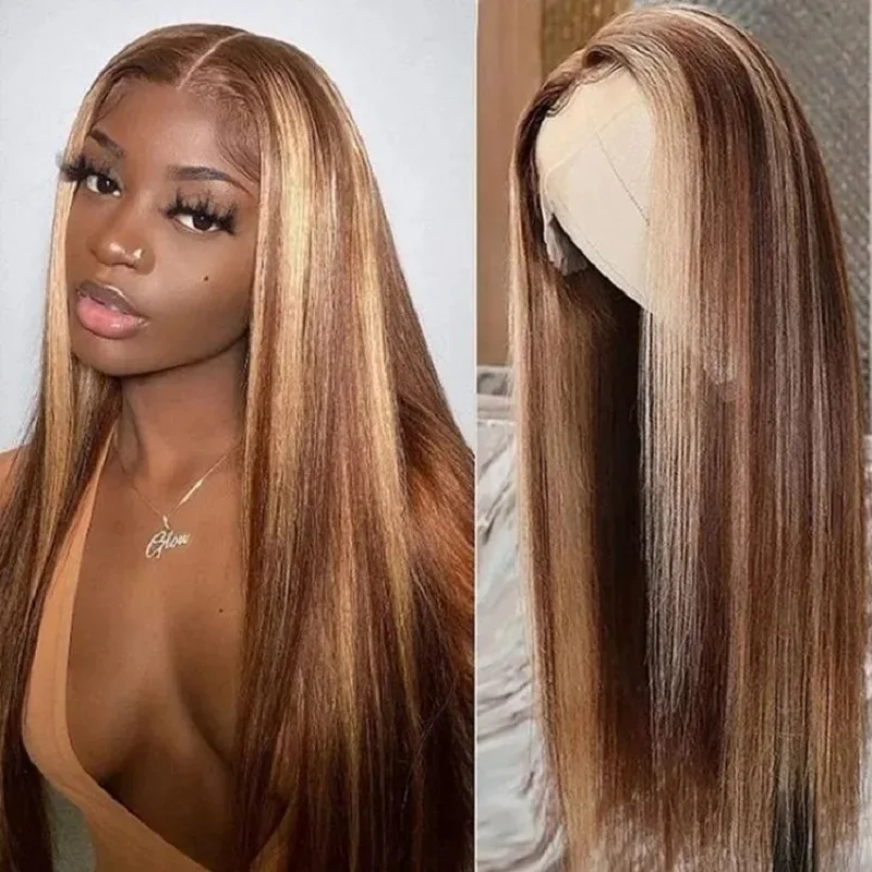 Brazilian 30 Inch Highlight 13x6 Lace Frontal Wig 13x4 Lace Front Human Hair Straight 200 density For Black Women
Brazilian 30 Inch Highlight 13x6 Lace Frontal Wig 13x4 Lace Front Human Hair Straight 200 density For Black Women