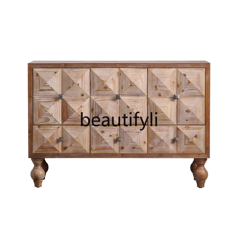 Retro and old porch cabinet, living room against the wall, dining side cabinet, bed and breakfast, decorative storage
Retro and old porch cabinet, living room against the wall, dining side cabinet, bed and breakfast, decorative storage