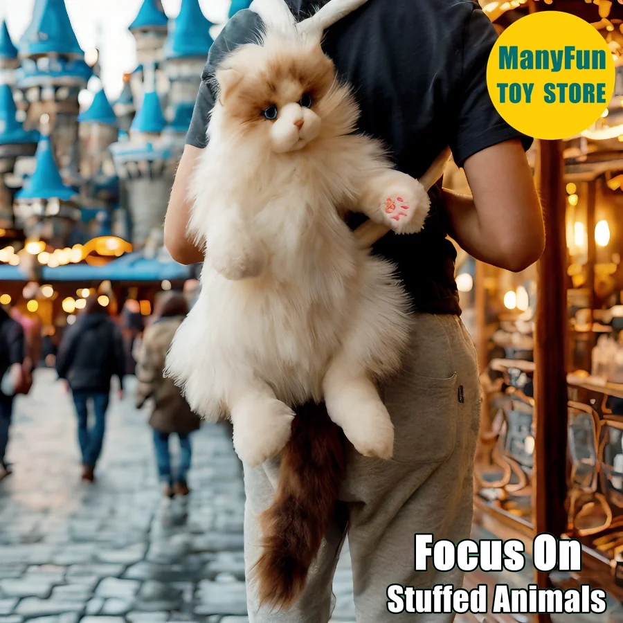 Ragdoll Cat Сумка знаменитостей Персидские кошки Плюшевые игрушки Рюкзак Кошка Плюшевая тряпичная кукла Сумка на плечо Реалистичные кукольные сумки с мягкими животными
Ragdoll Cat Сумка знаменитостей Персидские кошки Плюшевые игрушки Рюкзак Кошка Плюшевая тряпичная кукла Сумка на плечо Реалистичные кукольные сумки с мягкими животными