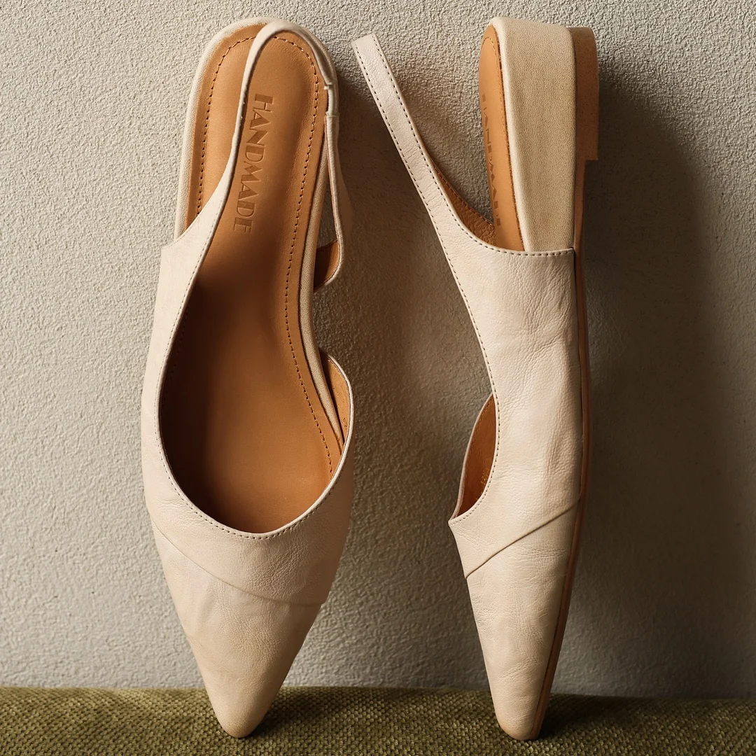 danxuefei plus size 34-42 women's sheepskin pointed toe slingback slip-on flats sandals high quality soft comfort casual shoes
danxuefei plus size 34-42 women's sheepskin pointed toe slingback slip-on flats sandals high quality soft comfort casual shoes