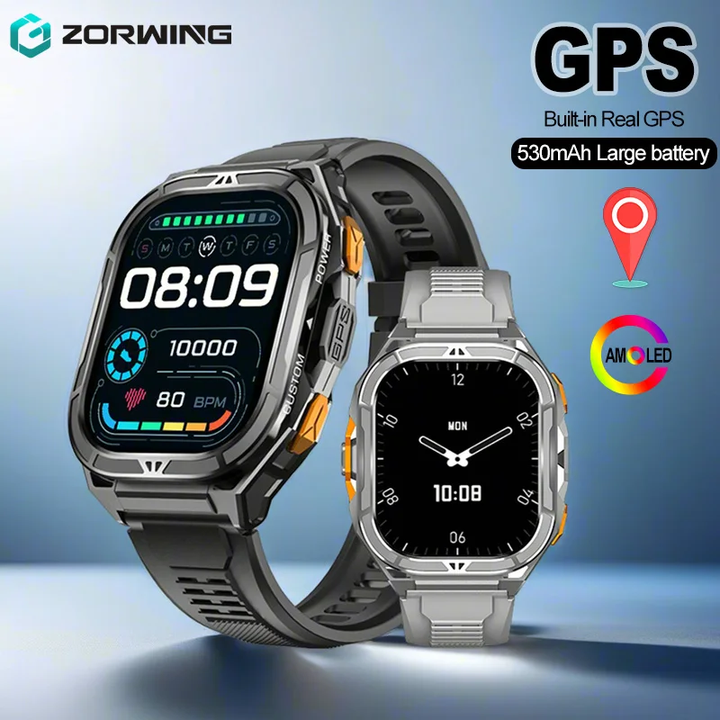 X5 AMOLED Smart Watch Built-in GPS Position 5ATM Waterproof Smartwatch Compass Heart Rate Man Sport Watches for Android IOS 2025
X5 AMOLED Smart Watch Built-in GPS Position 5ATM Waterproof Smartwatch Compass Heart Rate Man Sport Watches for Android IOS 2025