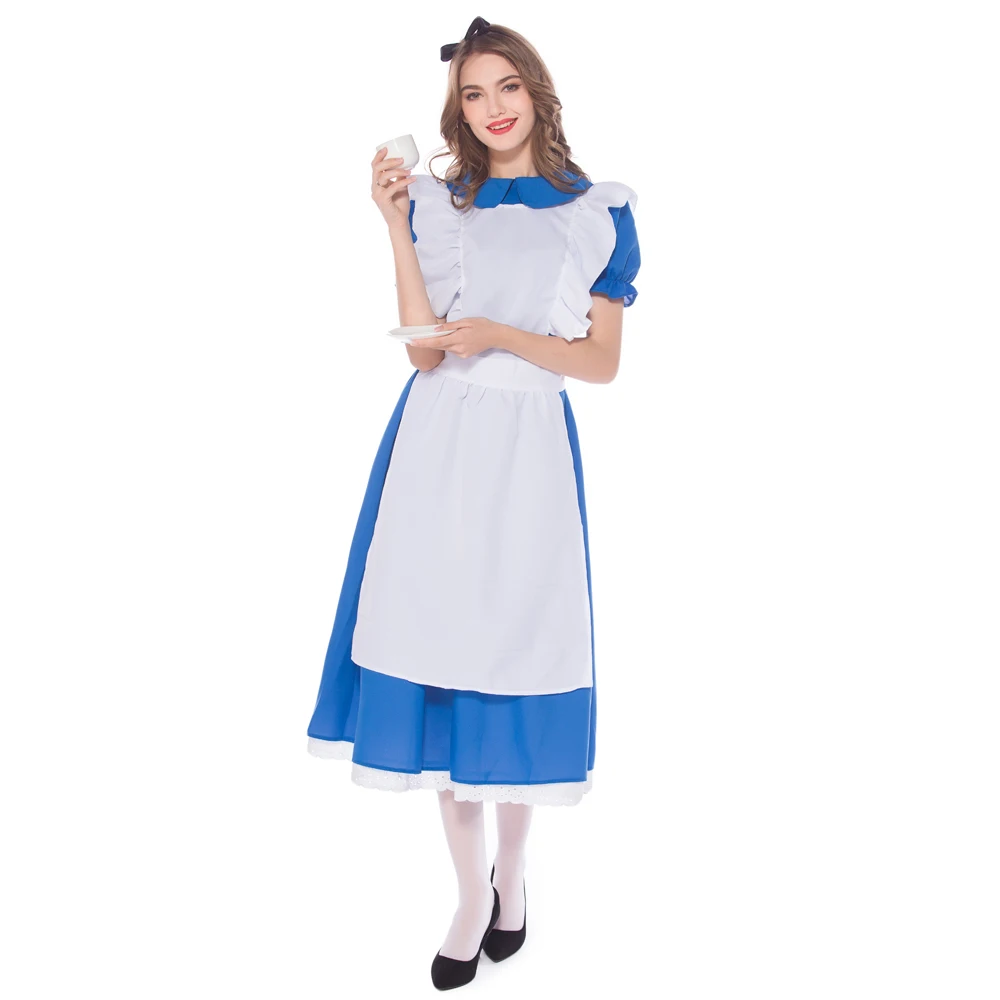 Cute Maid Uniform Halloween Costume Adult Role-playing Female Servant Performance Clothes Real-shot Polyester Stage Outfit
Cute Maid Uniform Halloween Costume Adult Role-playing Female Servant Performance Clothes Real-shot Polyester Stage Outfit