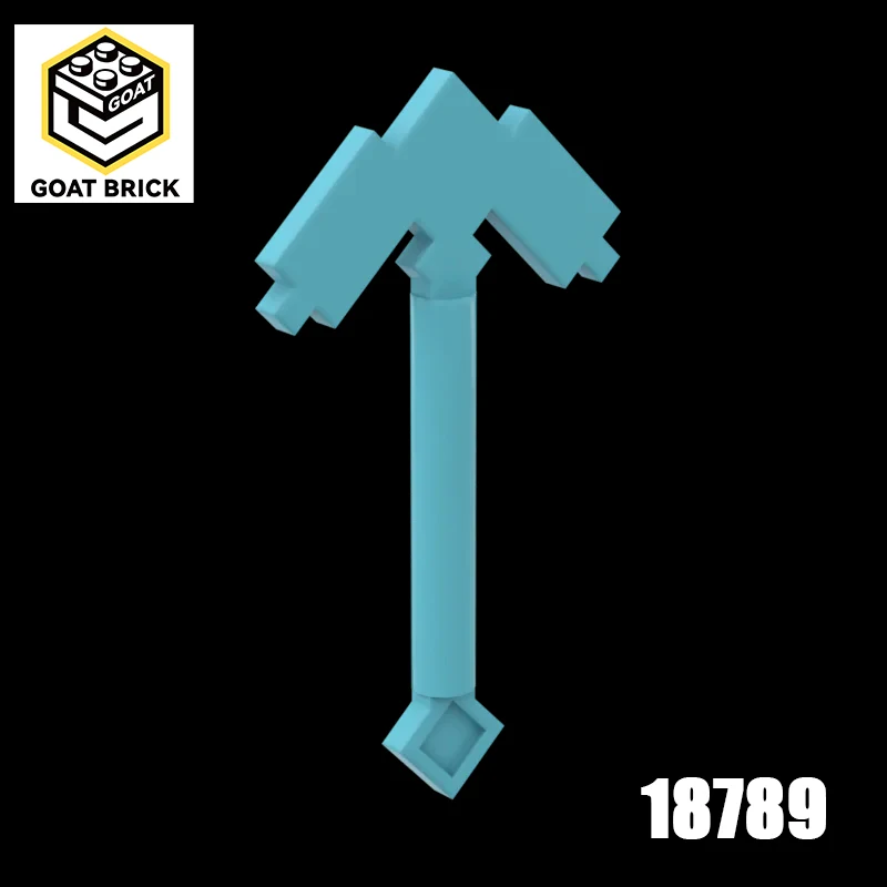 10Pcs MOC Parts 18789 Pixelated Pickaxe Compatible Bricks DIY Assmble Building Blocks Particle Kid Puzzle Brain Toy Gift
10Pcs MOC Parts 18789 Pixelated Pickaxe Compatible Bricks DIY Assmble Building Blocks Particle Kid Puzzle Brain Toy Gift