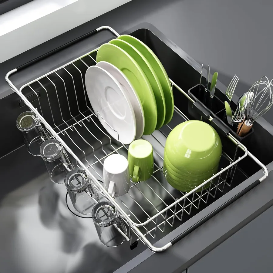 Dish Drying Rack in Sink Expandable Stainl Steel Dish Drainers for Kitchen Counter Dish Dryer Rack for Inside Sink Over The Sin
Dish Drying Rack in Sink Expandable Stainl Steel Dish Drainers for Kitchen Counter Dish Dryer Rack for Inside Sink Over The Sin