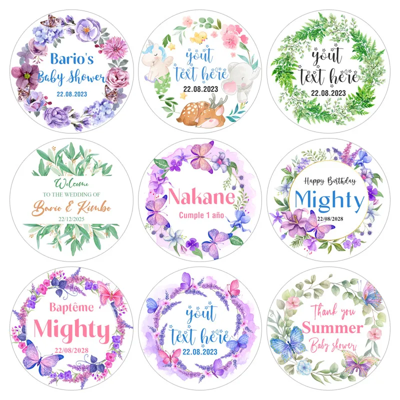 Customize Lovely Floral Wedding Stickers Butterflies Plant Wreath Stickers Invitations Seals Candy Favors Gift Boxes Paper Label
Customize Lovely Floral Wedding Stickers Butterflies Plant Wreath Stickers Invitations Seals Candy Favors Gift Boxes Paper Label
