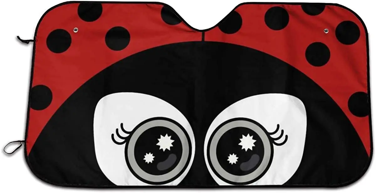 ELPAEL Cute Ladybug Car Windshield Sun Shade Universal Fit Car Sunshade-Keep Your Vehicle Cool UV Sun and Heat Reflector
ELPAEL Cute Ladybug Car Windshield Sun Shade Universal Fit Car Sunshade-Keep Your Vehicle Cool UV Sun and Heat Reflector