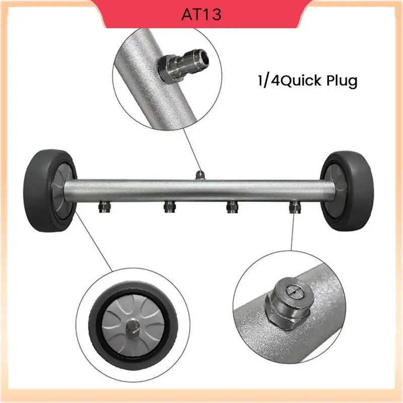 AT13 High Pressure Washer Car Wash Chassis Washer Water Broom With 45 Degree Angle Bar Under Carriage Cleaner Water Broom
AT13 High Pressure Washer Car Wash Chassis Washer Water Broom With 45 Degree Angle Bar Under Carriage Cleaner Water Broom