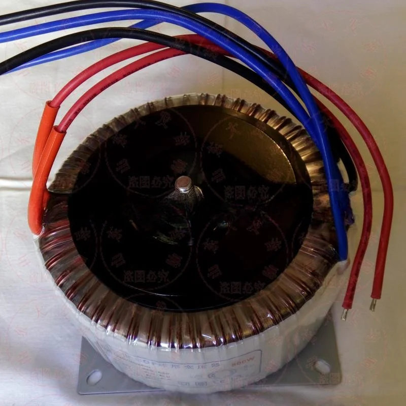500W ring transformer output two groups of three-wire 36V+two groups of 12V secondary 10-wire output
500W ring transformer output two groups of three-wire 36V+two groups of 12V secondary 10-wire output