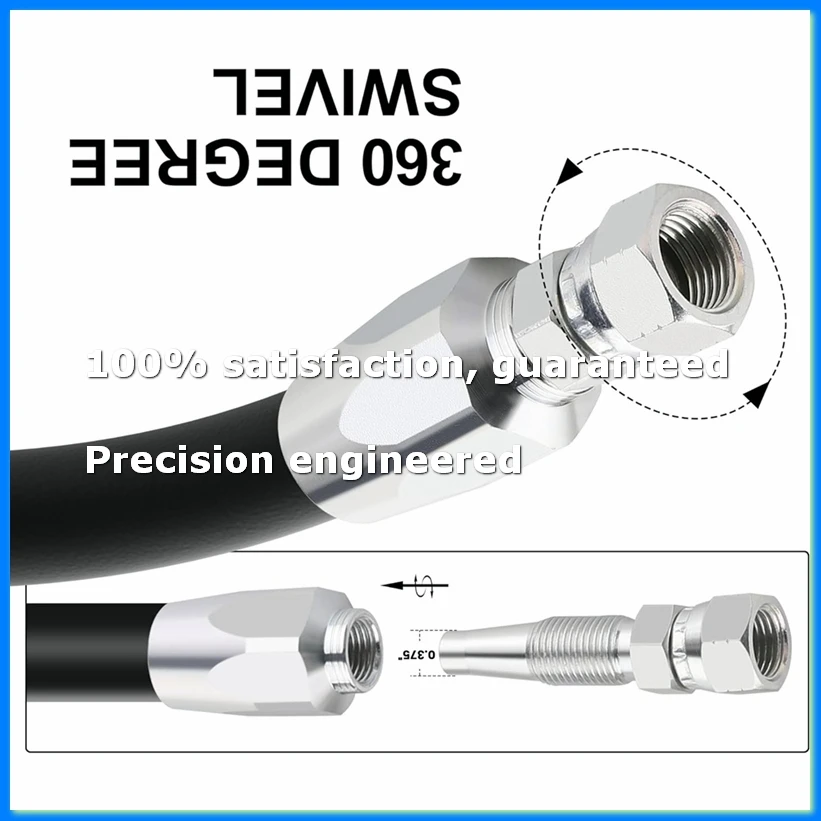 2PCS Reusable Hydraulic Fittings 3/8Inch ID Hydraulic Hose Field Repair Kit-ABYS
2PCS Reusable Hydraulic Fittings 3/8Inch ID Hydraulic Hose Field Repair Kit-ABYS