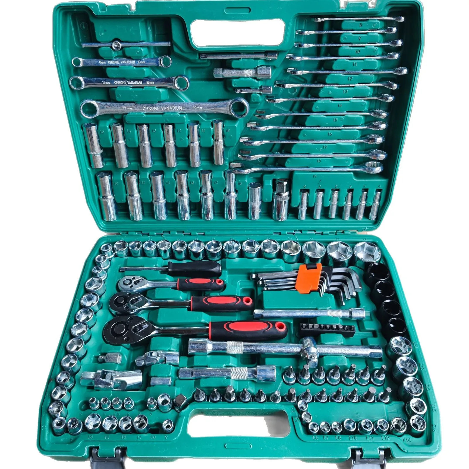 151-Piece Socket Wrench Set Universal Socket Ratchet Wrench Car Repair, Machine Repair Combination Tool
151-Piece Socket Wrench Set Universal Socket Ratchet Wrench Car Repair, Machine Repair Combination Tool