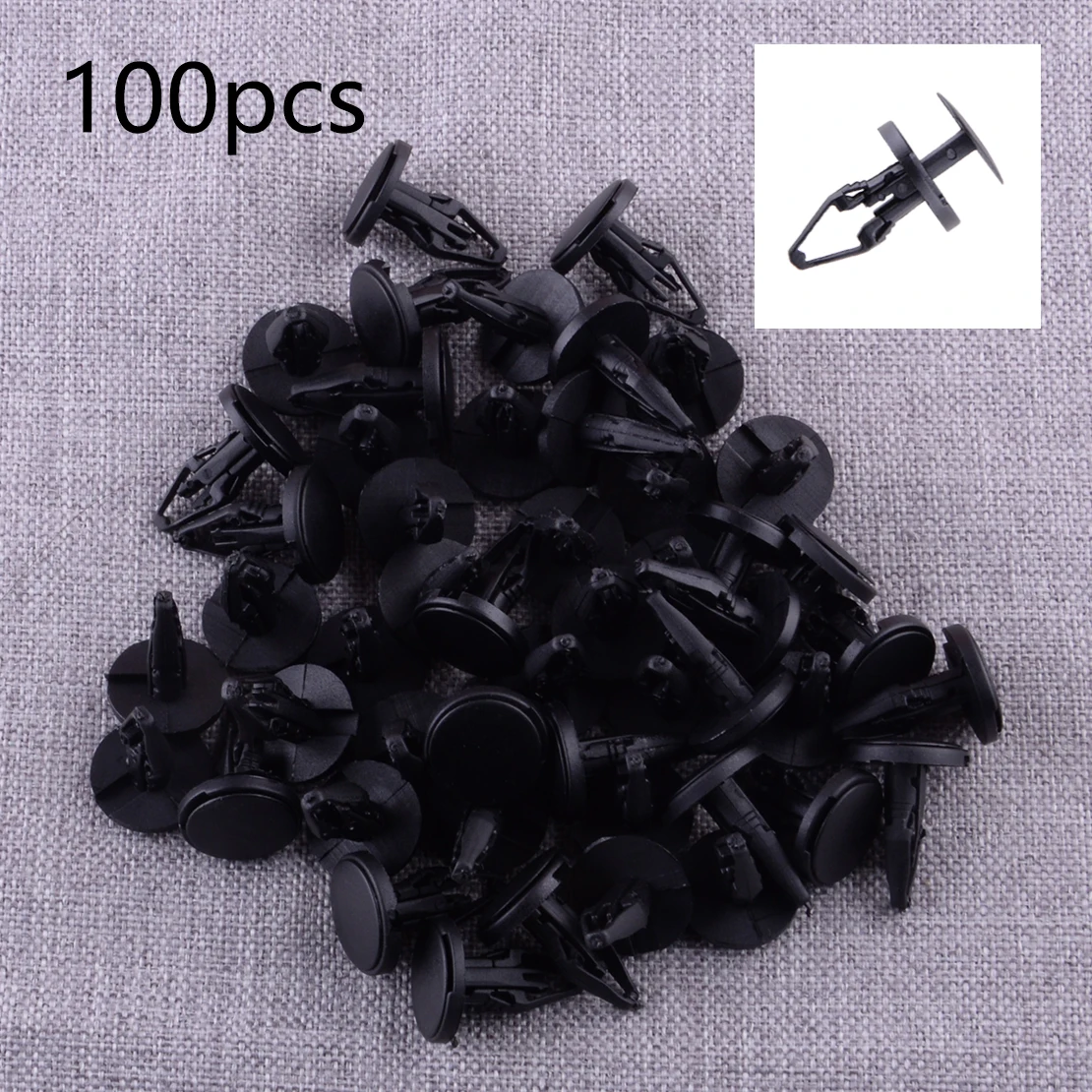 6508863AA 100Pcs Bumper Push Type Fender Liner Clip Cowl Vent Retainer Push In Fastener Pin Fit For Ford Pontiac Buick Chevrolet
6508863AA 100Pcs Bumper Push Type Fender Liner Clip Cowl Vent Retainer Push In Fastener Pin Fit For Ford Pontiac Buick Chevrolet
