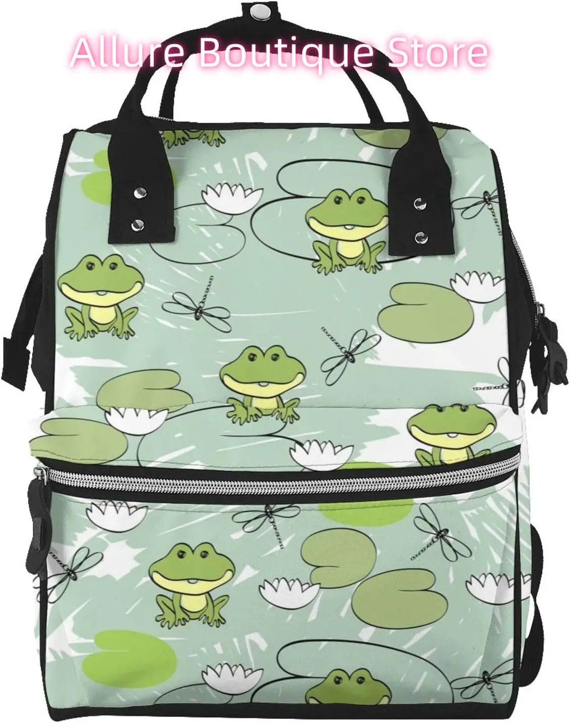 Watercolor Cute Frog Diaper Bag Backpack for Women Large Capacity Nappy Bag Multifunction Waterproof Mummy Backpacks for Mom Dad
Watercolor Cute Frog Diaper Bag Backpack for Women Large Capacity Nappy Bag Multifunction Waterproof Mummy Backpacks for Mom Dad