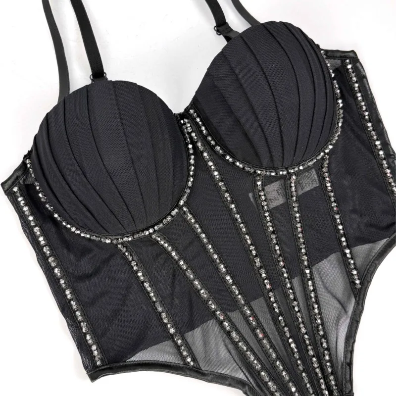 Sexy Camisole 90s Women Corset Summer Flash Diamond Harajuku Sling Tank Top Coquettish Slim Waist Party Tops Aesthetic Y2k Tank
Sexy Camisole 90s Women Corset Summer Flash Diamond Harajuku Sling Tank Top Coquettish Slim Waist Party Tops Aesthetic Y2k Tank