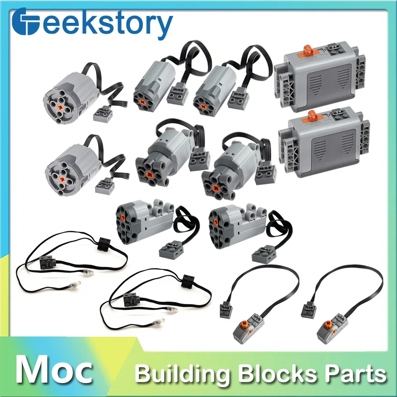 High-tech Building Block Parts M/L/XL/Servo Motor Power Function Battery Box Set Assembled Toys MOC Bricks For Car Robot Model
High-tech Building Block Parts M/L/XL/Servo Motor Power Function Battery Box Set Assembled Toys MOC Bricks For Car Robot Model