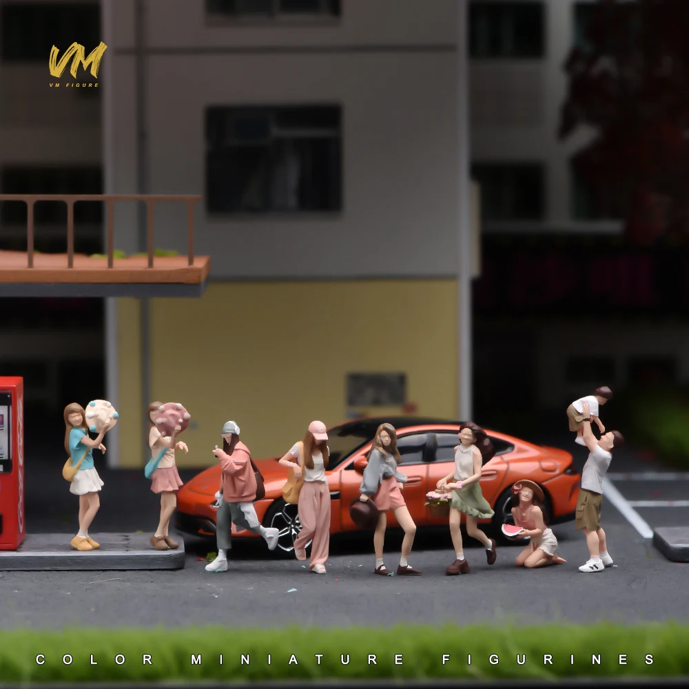 Painted Miniatures 1/24 1/64 1/43 Sunshine Vitality Girl Standing Posture Female Scene Figure Dolls Unpainted Model For Vehicles
Painted Miniatures 1/24 1/64 1/43 Sunshine Vitality Girl Standing Posture Female Scene Figure Dolls Unpainted Model For Vehicles