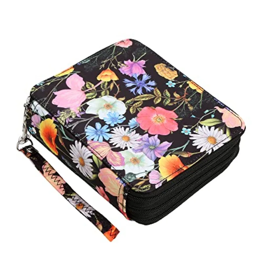 Portable Colored Printing Pattern Morning glory and Daisy Pencil Case 72 Slots Pencil Bag Organizer with Zipper for Watercolor
Portable Colored Printing Pattern Morning glory and Daisy Pencil Case 72 Slots Pencil Bag Organizer with Zipper for Watercolor