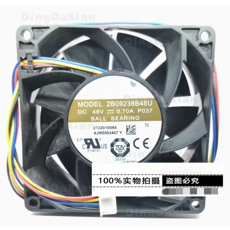 D 1 pcs PWM Speed Control High Air Volume Cooling Fan For AVC 2B09238B48U 9CM 48V 0.70A 9238
D 1 pcs PWM Speed Control High Air Volume Cooling Fan For AVC 2B09238B48U 9CM 48V 0.70A 9238