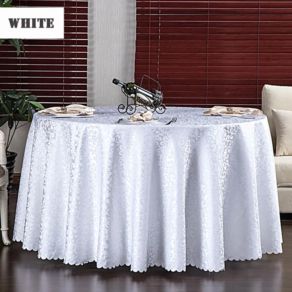 Wedding Events Party Favor Polyester Jacquard Dining Table Cover White Red Household Hotel Decor Round Tablecloth Multi Size
Wedding Events Party Favor Polyester Jacquard Dining Table Cover White Red Household Hotel Decor Round Tablecloth Multi Size
