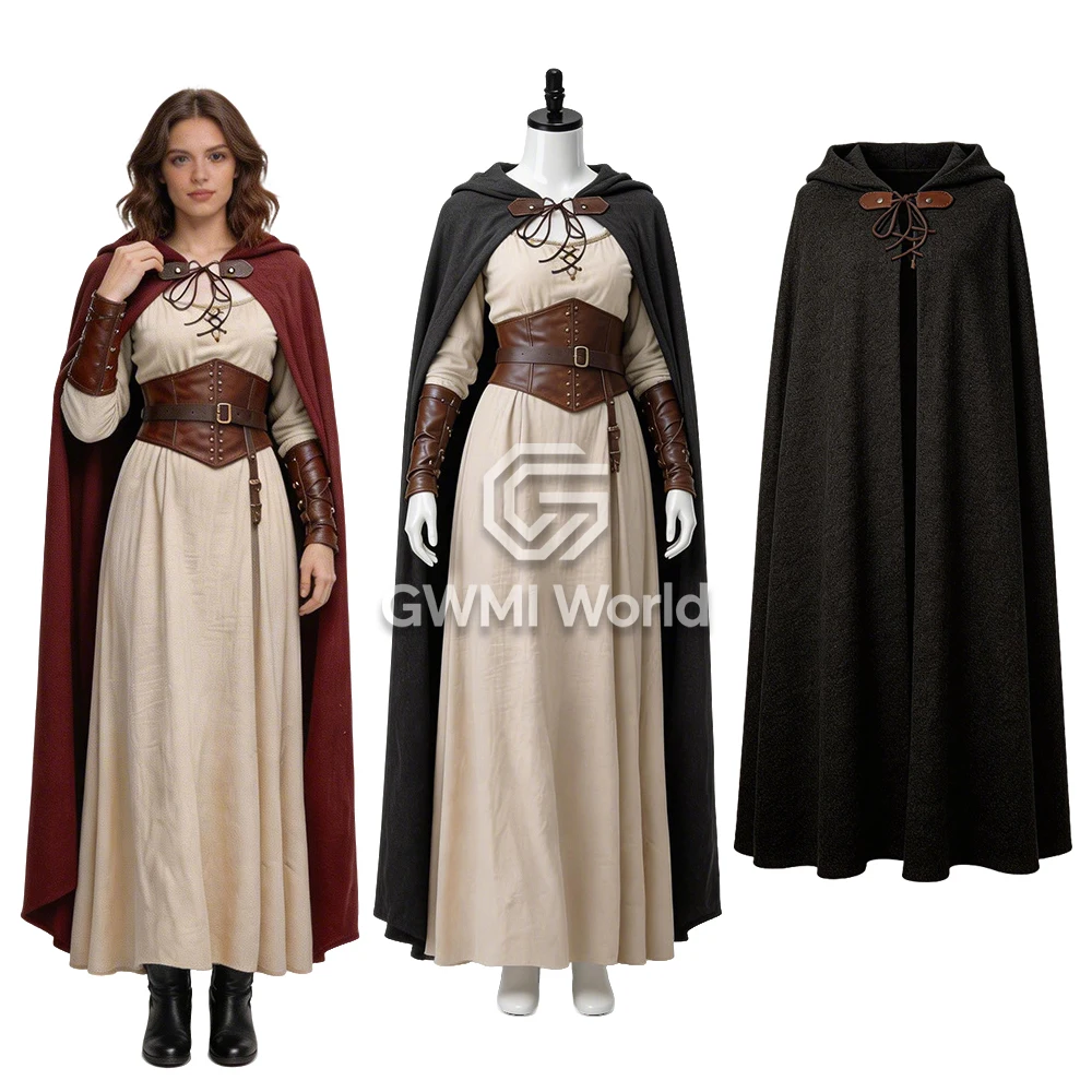 Hooded Medieval Knight Cloak Vintage Renaissance Warrior Cape Cotton Linen Halloween Carnival Party Cosplay Costume Men Women
Hooded Medieval Knight Cloak Vintage Renaissance Warrior Cape Cotton Linen Halloween Carnival Party Cosplay Costume Men Women