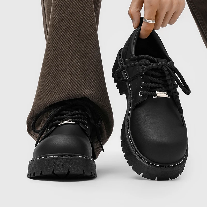 Men's Casual Boots Thick Bottom Heightening Black Suit Shoes Spring British Style Large Hair Leather Youth Leisure
Men's Casual Boots Thick Bottom Heightening Black Suit Shoes Spring British Style Large Hair Leather Youth Leisure