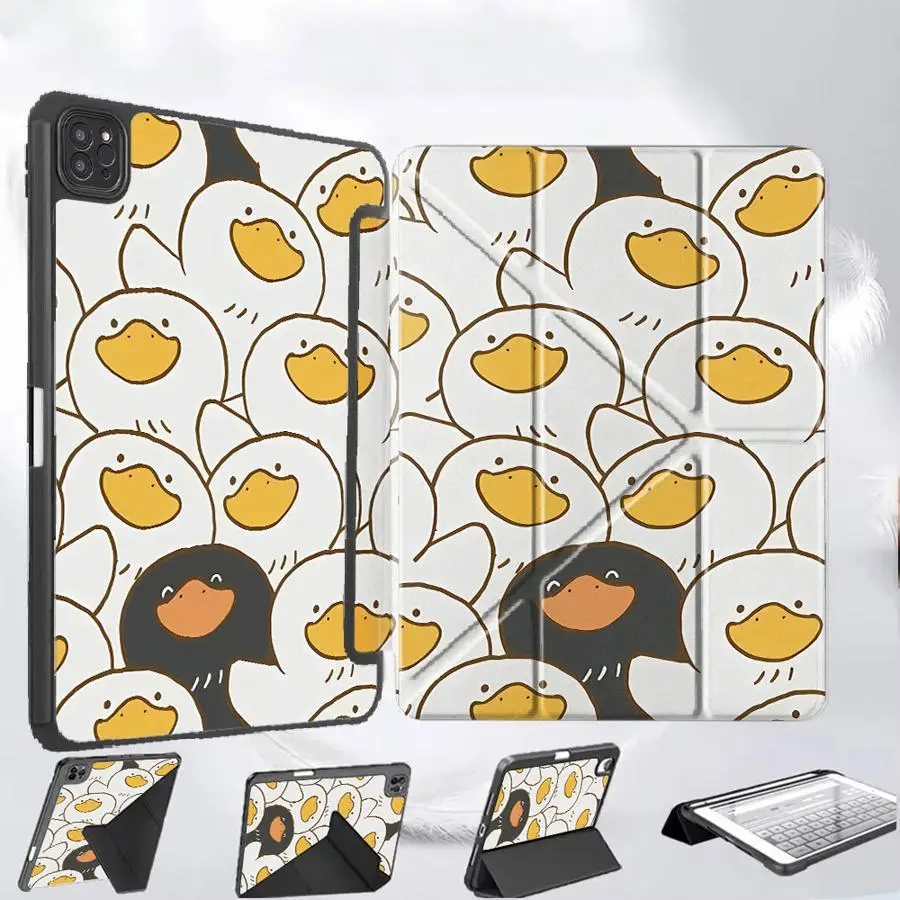 Чехол для планшета Black And White Duck для iPad Pro 2025, Pro 11-го, 10-го, 9-го, 8-го, 7-го поколений, 12.9 дюймов, Mini 6, 7, Air 4, 5, M3, M2, M4, 11 дюймов, с держателем
Чехол для планшета Black And White Duck для iPad Pro 2025, Pro 11-го, 10-го, 9-го, 8-го, 7-го поколений, 12.9 дюймов, Mini 6, 7, Air 4, 5, M3, M2, M4, 11 дюймов, с держателем