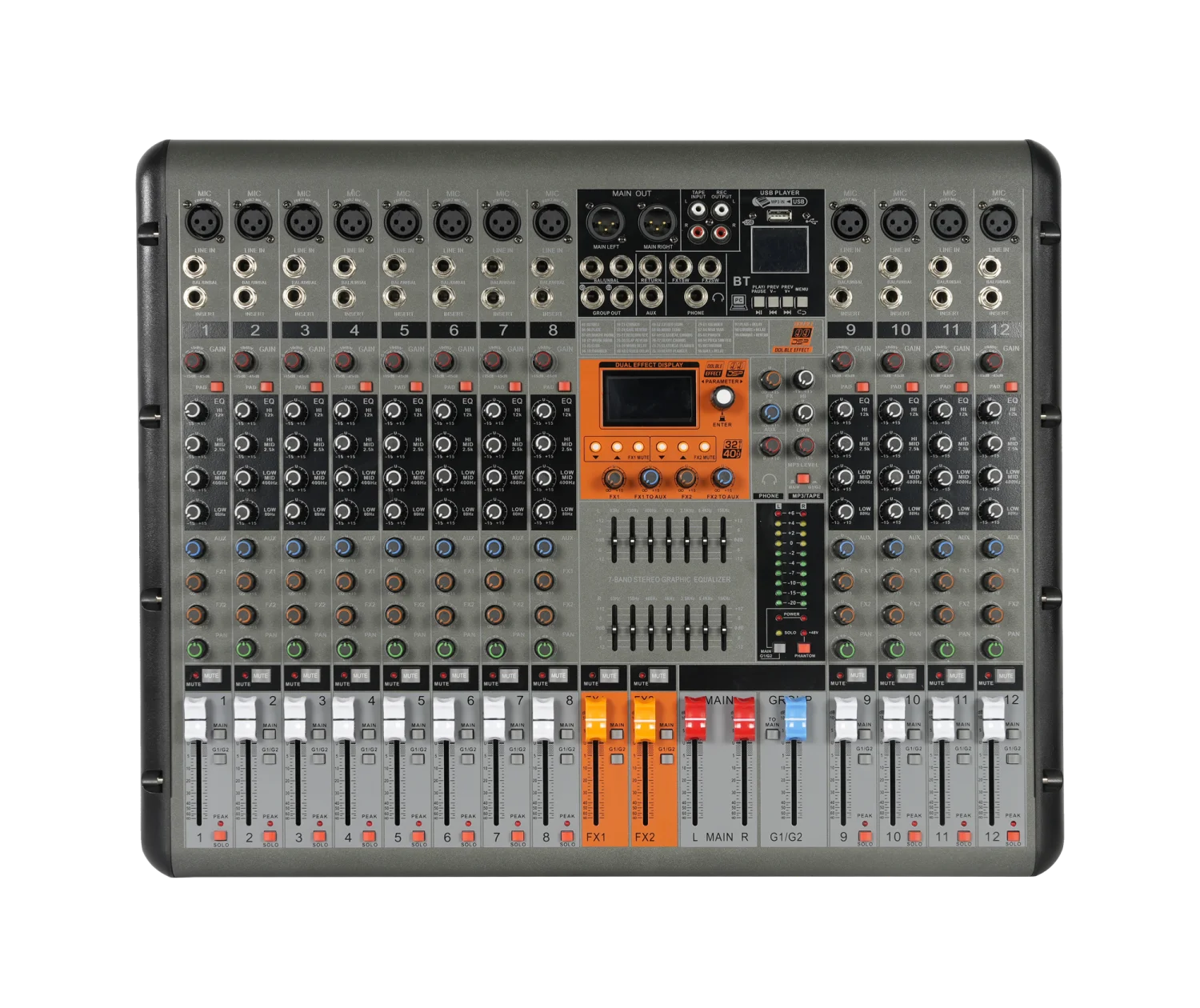Professional Digital Dual 99 Dsp Effects Usb Interface Sound Console Mixing 650W 8 Channel Power Audio Mixer
Professional Digital Dual 99 Dsp Effects Usb Interface Sound Console Mixing 650W 8 Channel Power Audio Mixer