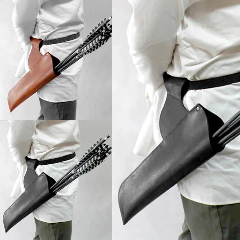 Средневековый кожаный пояс для стрельбы из лука, колчан для стрельбы из лука, аксессуар для косплея, пояс, боковой держатель для стрел, сумка, чехол для охотничьего снаряжения для рольпа
Средневековый кожаный пояс для стрельбы из лука, колчан для стрельбы из лука, аксессуар для косплея, пояс, боковой держатель для стрел, сумка, чехол для охотничьего снаряжения для рольпа