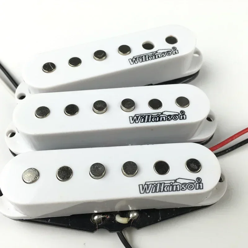 New white Wilkinson WOVS Electric Guitar Pickups Lic Vintage Voice Single Coil Pickups for ST Guitar
New white Wilkinson WOVS Electric Guitar Pickups Lic Vintage Voice Single Coil Pickups for ST Guitar