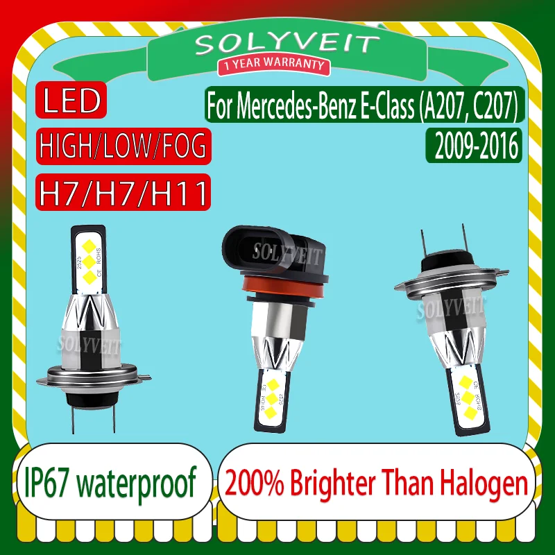 Long Life waterproof IP67 H7 H7 H11 LED Headlight foglight For Mercedes-Benz E-Class (A207, C207) 2009 2010 2011 2012 2013-2016
Long Life waterproof IP67 H7 H7 H11 LED Headlight foglight For Mercedes-Benz E-Class (A207, C207) 2009 2010 2011 2012 2013-2016